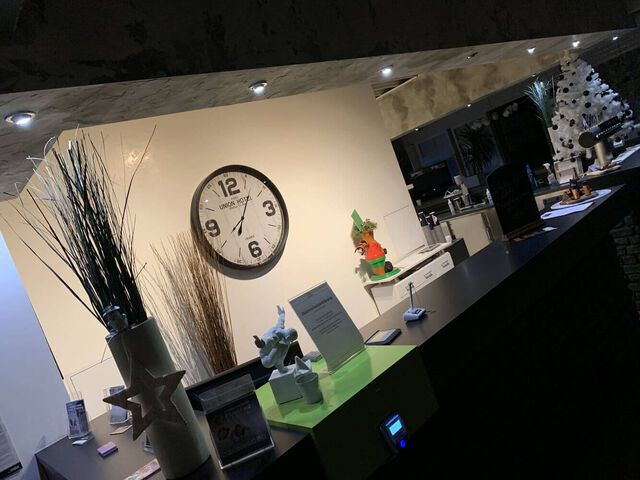 Der Tresen in unserem Fitnessstudio